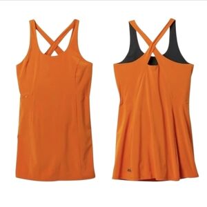 REI Co-op Active Pursuits Training Dress Orange, Size M, Hiking Tennnis, Running